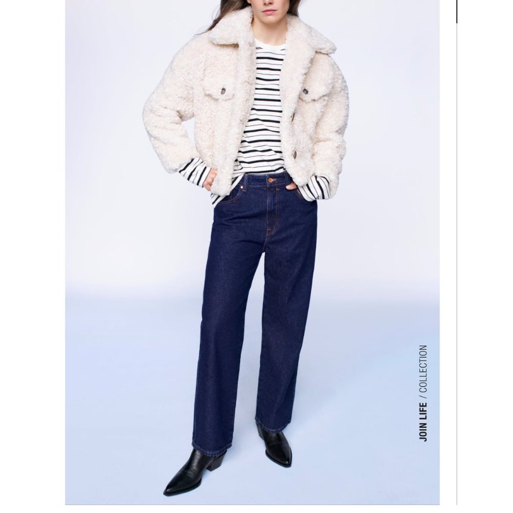 NWT ZARA STRAIGHT LEG JEANS PREMIUM COLLECTION